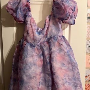 Plus | 1X | Puff Sleeve Mini-Dress | Sugar Thrillz | Dolls Kill | Angel | Selkie